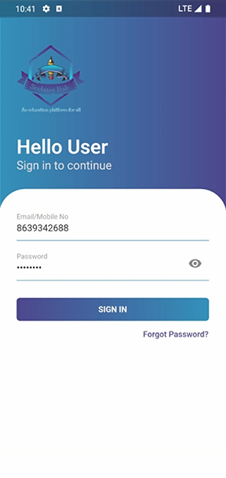 ScholaireHub app screenshot 1