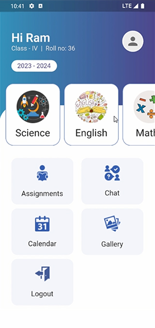 ScholaireHub app screenshot 2